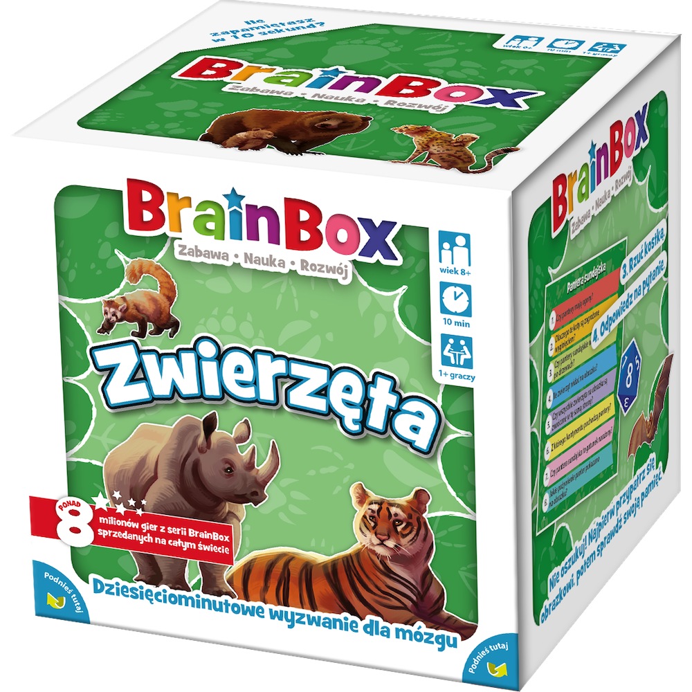Spoločenská hra BrainBox - Zvieracie rebelky